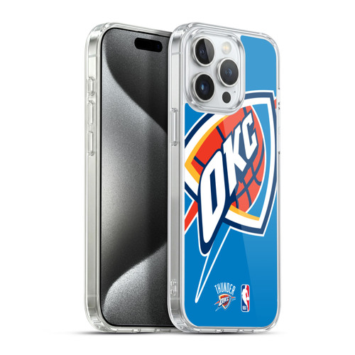 NBA Oklahoma City Thunder Logo Oversized Soft Gel Case for Apple iPhone 15 Pro Max & MagSafe
