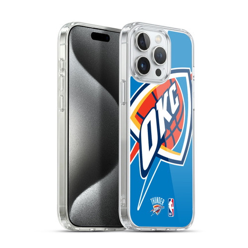 NBA Oklahoma City Thunder Logo Oversized Soft Gel Case for Apple iPhone 15 Pro Max & MagSafe