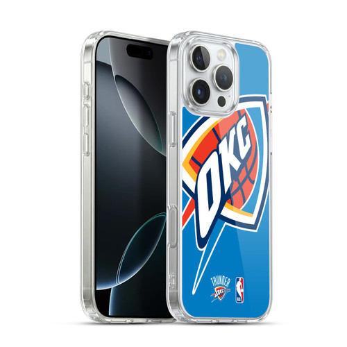 NBA Oklahoma City Thunder Logo Oversized Soft Gel Case for Apple iPhone 16 Pro Max & MagSafe