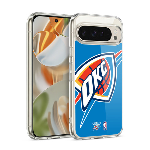 NBA Oklahoma City Thunder Logo Oversized Soft Gel Case for Google Pixel 9 / Pixel 9 Pro