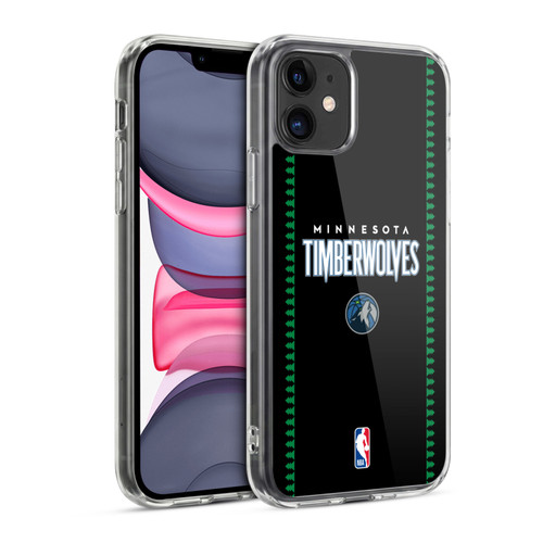 NBA Minnesota Timberwolves Logo Retro Design Soft Gel Case for Apple iPhone 11