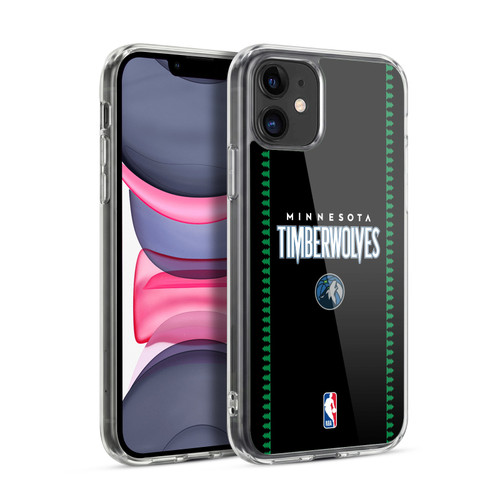 NBA Minnesota Timberwolves Logo Retro Design Soft Gel Case for Apple iPhone 11