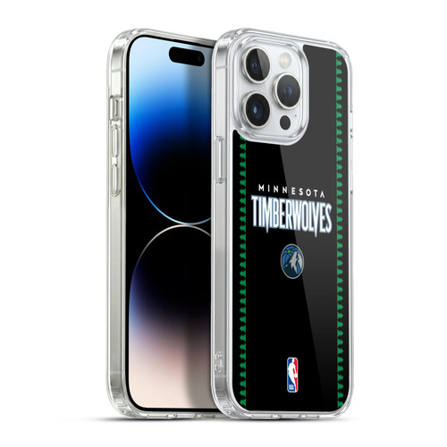 NBA Minnesota Timberwolves Logo Retro Design Soft Gel Case for Apple iPhone 13 Pro Max & MagSafe