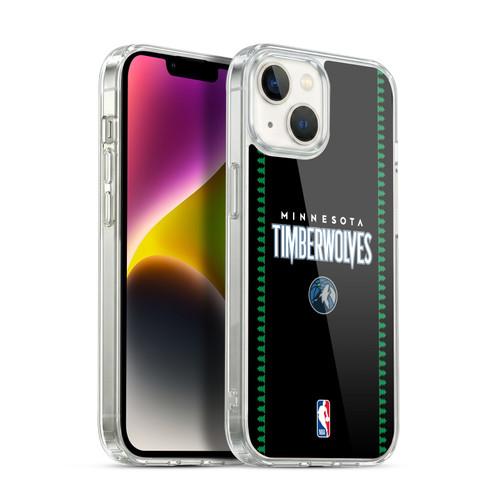 NBA Minnesota Timberwolves Logo Retro Design Soft Gel Case for Apple iPhone 14
