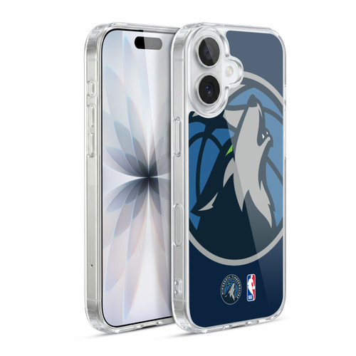 NBA Minnesota Timberwolves Logo Oversized Soft Gel Case for Apple iPhone 17