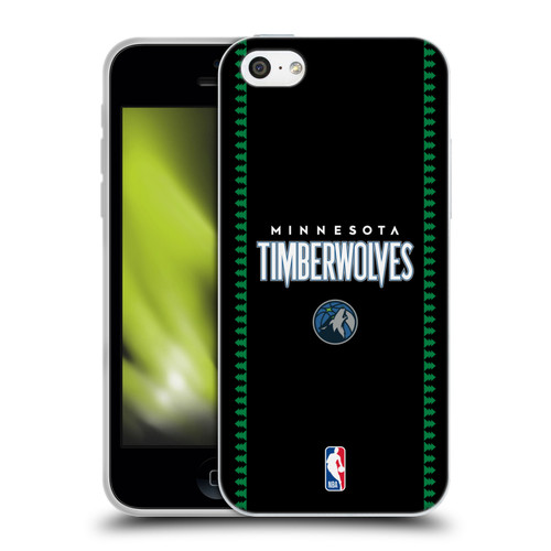 NBA Minnesota Timberwolves Logo Retro Design Soft Gel Case for Apple iPhone 5c