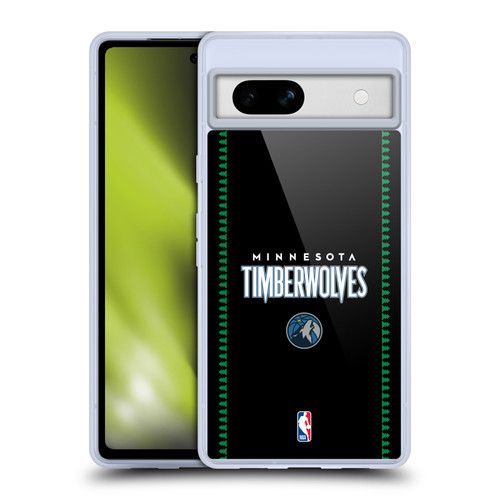NBA Minnesota Timberwolves Logo Retro Design Soft Gel Case for Google Pixel 7a