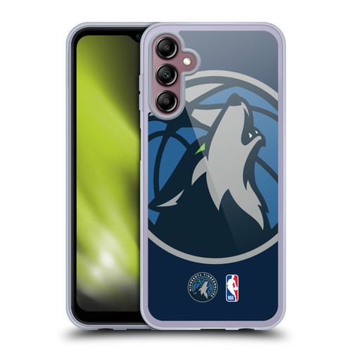 NBA Minnesota Timberwolves Logo Oversized Soft Gel Case for Samsung Galaxy A14 5G