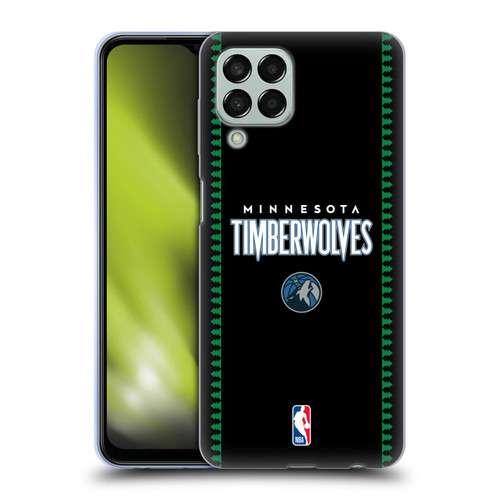 NBA Minnesota Timberwolves Logo Retro Design Soft Gel Case for Samsung Galaxy M33 (2022)