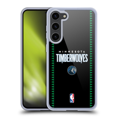 NBA Minnesota Timberwolves Logo Retro Design Soft Gel Case for Samsung Galaxy S23+ 5G & MagSafe