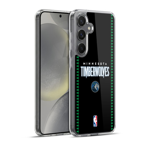 NBA Minnesota Timberwolves Logo Retro Design Soft Gel Case for Samsung Galaxy S24+ 5G & MagSafe