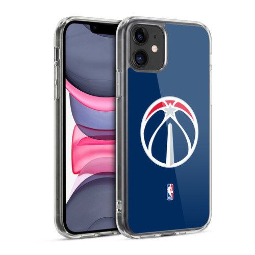 NBA Washington Wizards Logo Navy Blue Soft Gel Case for Apple iPhone 11
