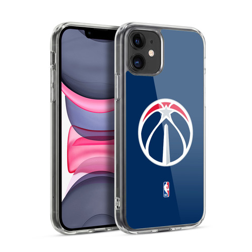 NBA Washington Wizards Logo Navy Blue Soft Gel Case for Apple iPhone 11