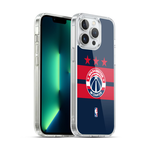 NBA Washington Wizards Logo Navy Blue Design Soft Gel Case for Apple iPhone 13 Pro Max & MagSafe