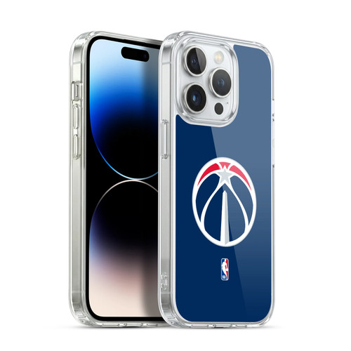 NBA Washington Wizards Logo Navy Blue Soft Gel Case for Apple iPhone 13 Pro & MagSafe