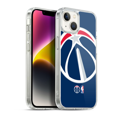 NBA Washington Wizards Logo Oversized Soft Gel Case for Apple iPhone 14 Plus & MagSafe