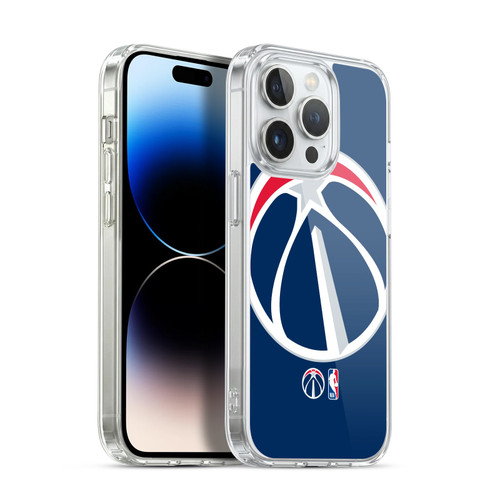 NBA Washington Wizards Logo Oversized Soft Gel Case for Apple iPhone 14 Pro & MagSafe