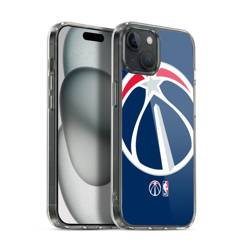 NBA Washington Wizards Logo Oversized Soft Gel Case for Apple iPhone 15 Plus & MagSafe