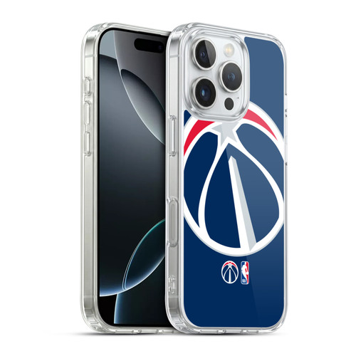 NBA Washington Wizards Logo Oversized Soft Gel Case for Apple iPhone 16 Pro & MagSafe