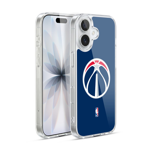 NBA Washington Wizards Logo Navy Blue Soft Gel Case for Apple iPhone 17