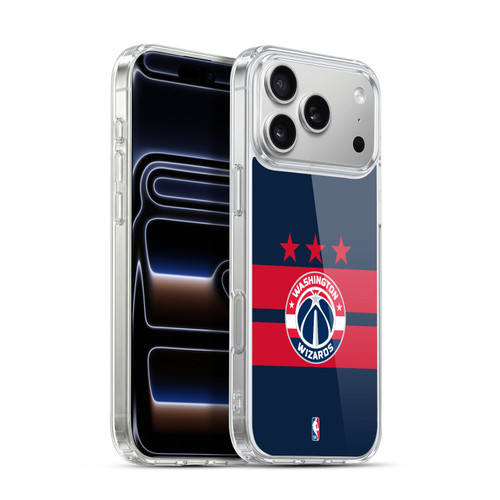 NBA Washington Wizards Logo Navy Blue Design Soft Gel Case for Apple iPhone 17 Pro Max