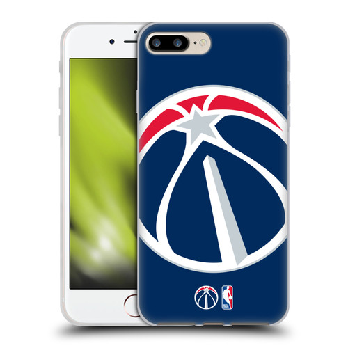 NBA Washington Wizards Logo Oversized Soft Gel Case for Apple iPhone 7 Plus / iPhone 8 Plus & MagSafe