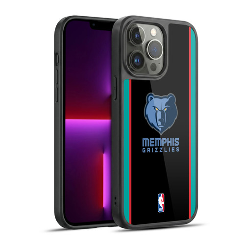 NBA Memphis Grizzlies Logo Black Design Gel Armour Case For Apple iPhone 13 Pro Max