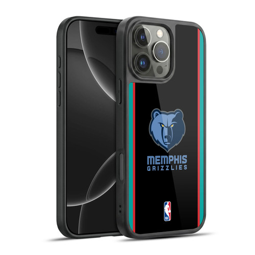 NBA Memphis Grizzlies Logo Black Design Gel Armour Case For Apple iPhone 16 Pro Max