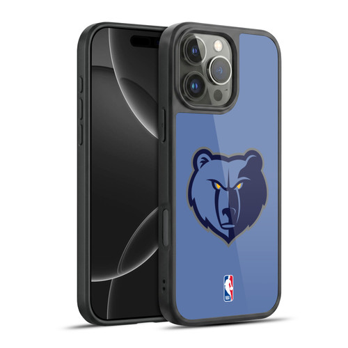 NBA Memphis Grizzlies Logo Light Blue Gel Armour Case For Apple iPhone 16 Pro Max