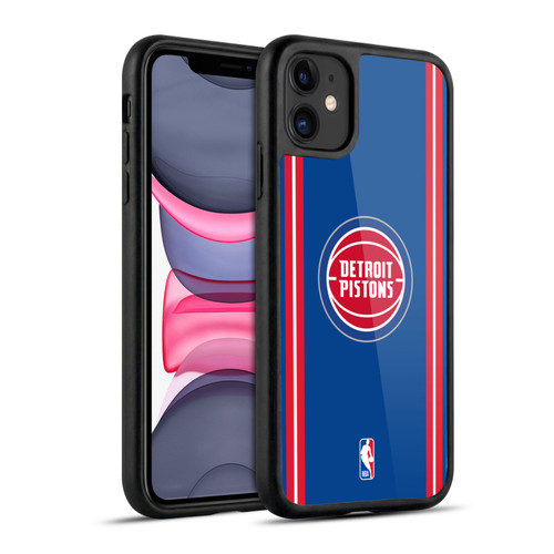 NBA Detroit Pistons Logo Blue Design Gel Armour Case For Apple iPhone 11