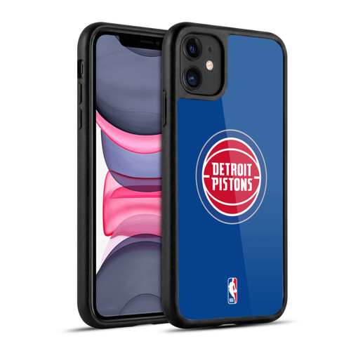 NBA Detroit Pistons Logo Blue Gel Armour Case For Apple iPhone 11