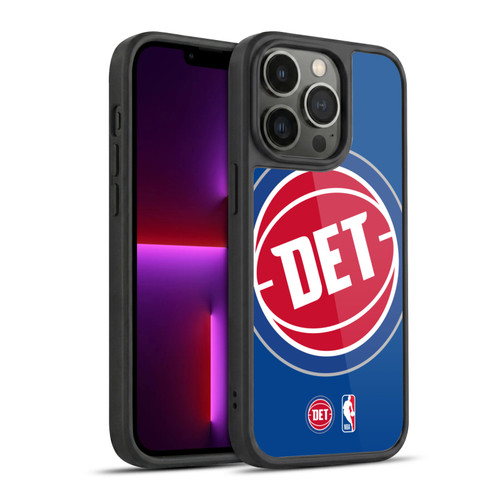 NBA Detroit Pistons Logo Oversized Gel Armour Case For Apple iPhone 13 Pro