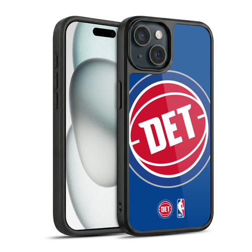 NBA Detroit Pistons Logo Oversized Gel Armour Case For Apple iPhone 15