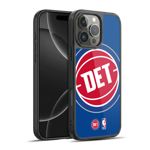 NBA Detroit Pistons Logo Oversized Gel Armour Case For Apple iPhone 16 Pro Max