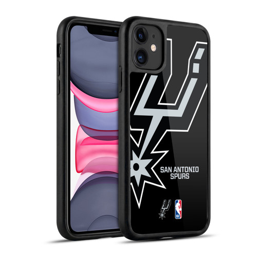 NBA San Antonio Spurs Logo Oversized Gel Armour Case For Apple iPhone 11