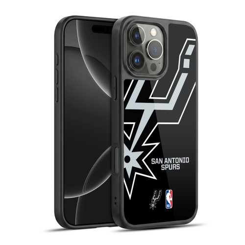 NBA San Antonio Spurs Logo Oversized Gel Armour Case For Apple iPhone 16 Pro Max