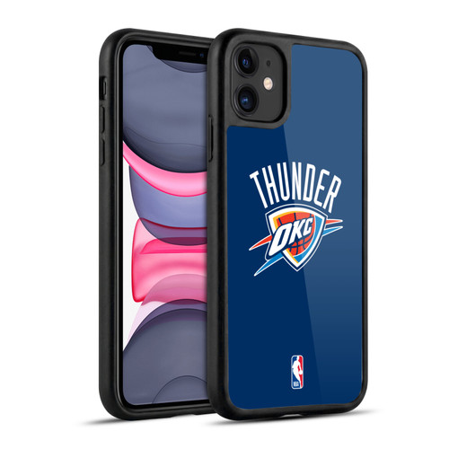 NBA Oklahoma City Thunder Logo Navy Blue Gel Armour Case For Apple iPhone 11