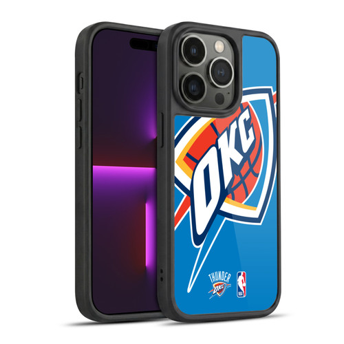 NBA Oklahoma City Thunder Logo Oversized Gel Armour Case For Apple iPhone 14 Pro