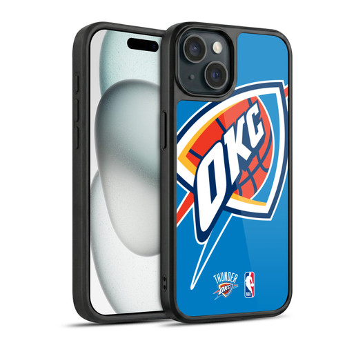 NBA Oklahoma City Thunder Logo Oversized Gel Armour Case For Apple iPhone 15
