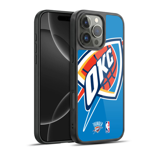 NBA Oklahoma City Thunder Logo Oversized Gel Armour Case For Apple iPhone 16 Pro Max