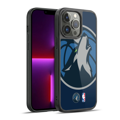 NBA Minnesota Timberwolves Logo Oversized Gel Armour Case For Apple iPhone 13 Pro Max