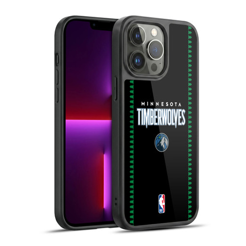 NBA Minnesota Timberwolves Logo Retro Design Gel Armour Case For Apple iPhone 13 Pro Max