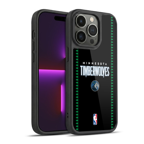 NBA Minnesota Timberwolves Logo Retro Design Gel Armour Case For Apple iPhone 14 Pro