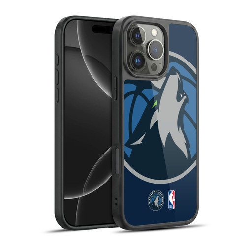 NBA Minnesota Timberwolves Logo Oversized Gel Armour Case For Apple iPhone 16 Pro Max