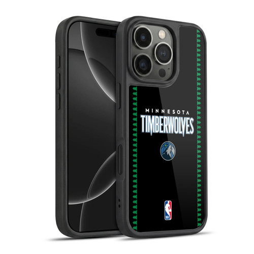 NBA Minnesota Timberwolves Logo Retro Design Gel Armour Case For Apple iPhone 16 Pro