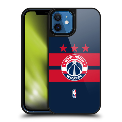 NBA Washington Wizards Logo Navy Blue Design Gel Armour Case For Apple iPhone 12 / iPhone 12 Pro