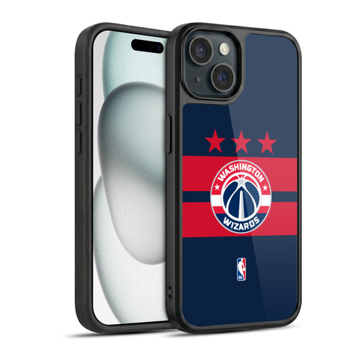 NBA Washington Wizards Logo Navy Blue Design Gel Armour Case For Apple iPhone 15