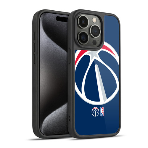 NBA Washington Wizards Logo Oversized Gel Armour Case For Apple iPhone 15 Pro