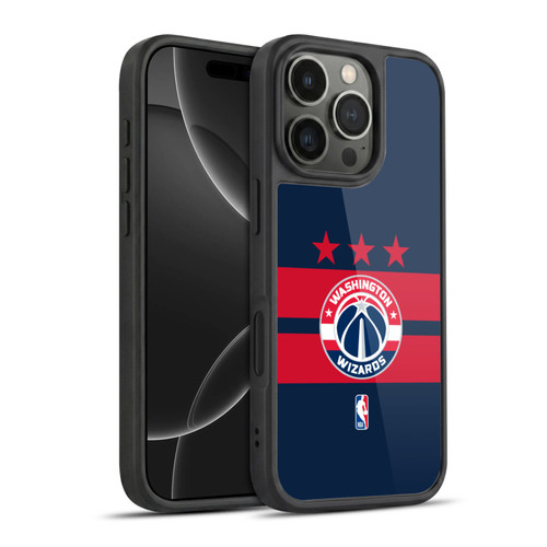 NBA Washington Wizards Logo Navy Blue Design Gel Armour Case For Apple iPhone 16 Pro