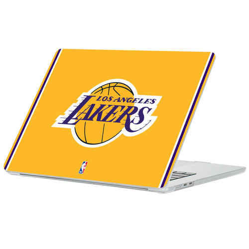 NBA Los Angeles Lakers Logo Gold Design Clear Hard Crystal Armour Laptop Case for Apple MacBook Air 13.6" A2681/A3113/A3240/A3449 2022/2024/2025/2026
